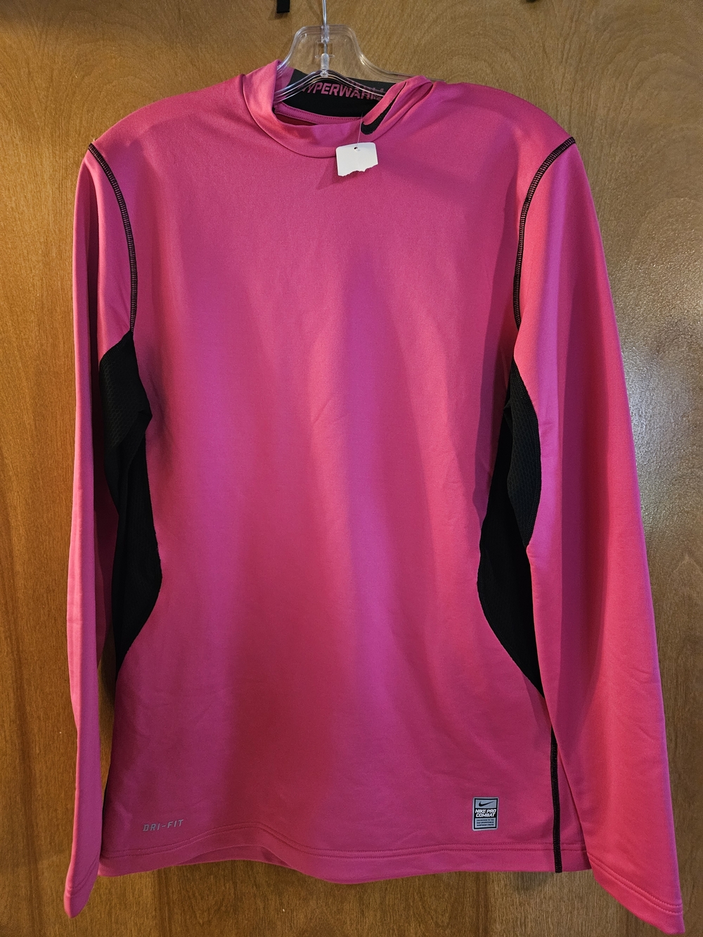Nike Dri-FIT Long Sleeve Performance Tee - Hot Pink